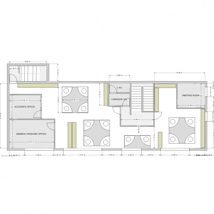 UPPER FLOOR VERSION 2. Plan de 0 pièce et 0 m2