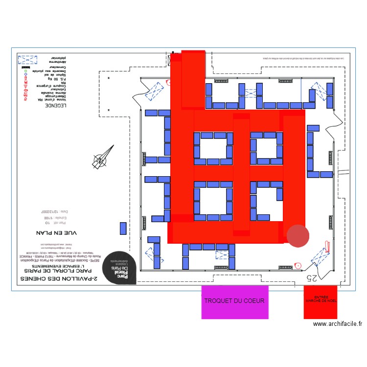 Chêne. Plan de 0 pièce et 0 m2