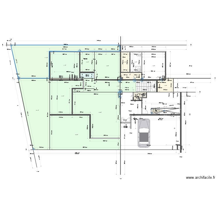 ppBgt8 modif TERRACEMENT RDJ. Plan de 0 pièce et 0 m2