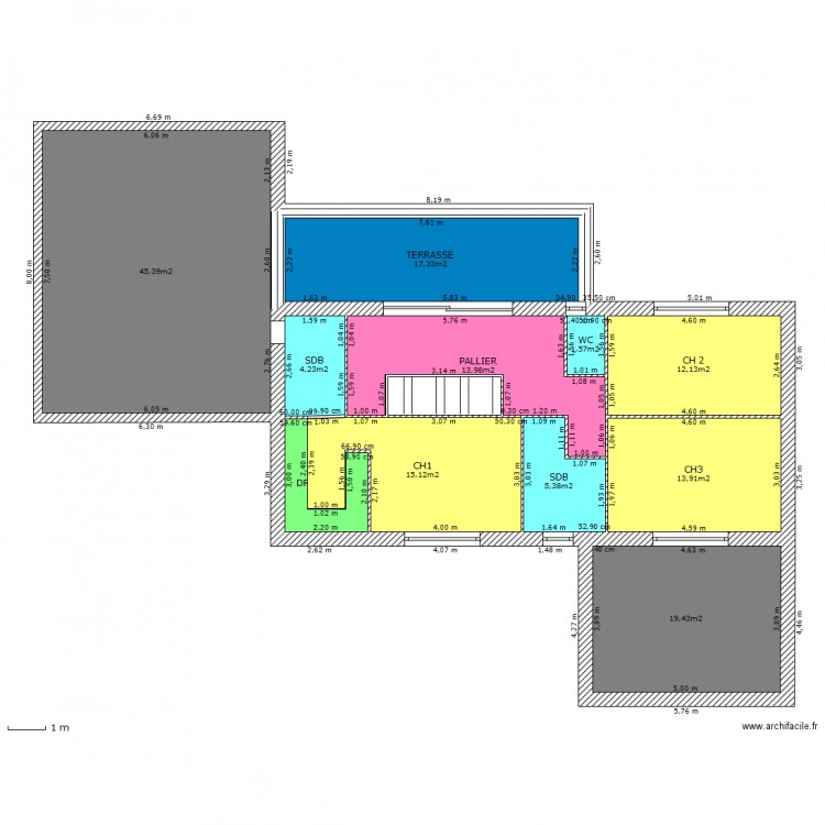 LEROY 2 ETAGE. Plan de 0 pièce et 0 m2