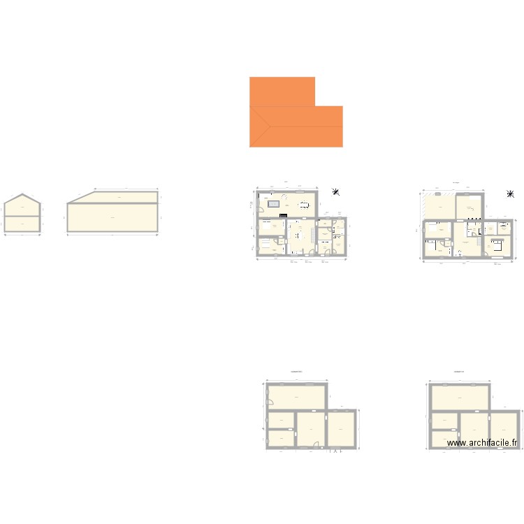 façades MARCHES. Plan de 0 pièce et 0 m2