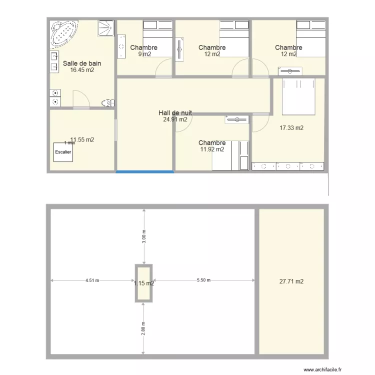 Maison Wodecq Haut 1. Plan de 