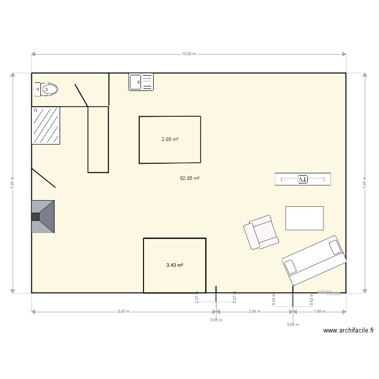 Loft maison thuir. Plan de 0 pièce et 0 m2