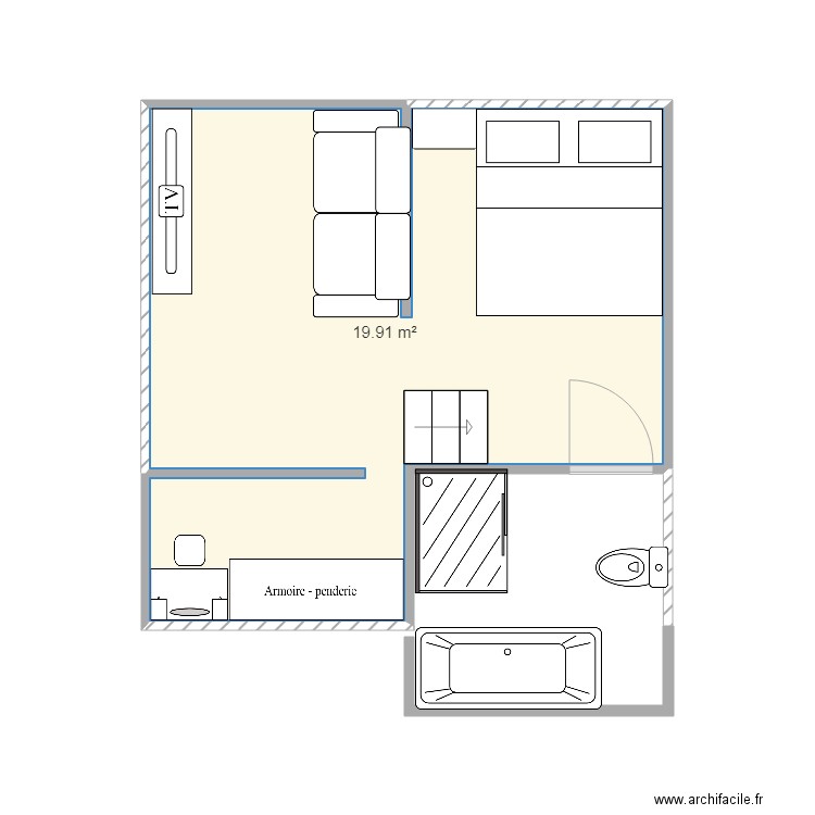 piso de arriba. Plan de 0 pièce et 0 m2
