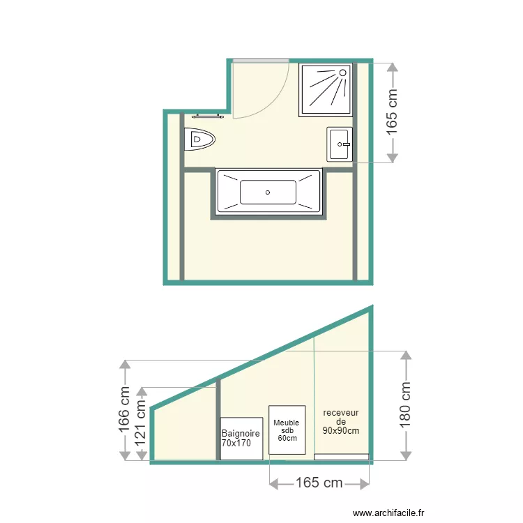 SDB SECONDI. Plan de SDB SECONDI. Plan de