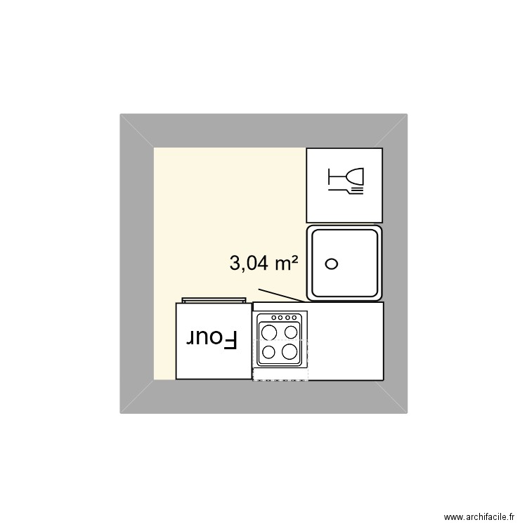 cuisine. Plan de 0 pièce et 0 m2