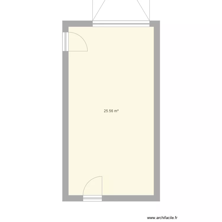 garage. Plan de 