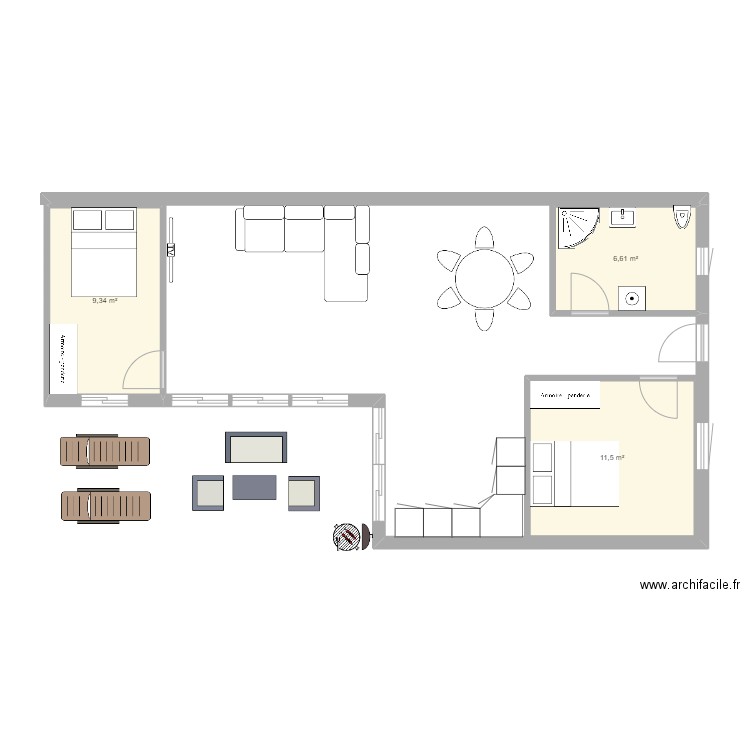 Rosa. Plan de 0 pièce et 0 m2