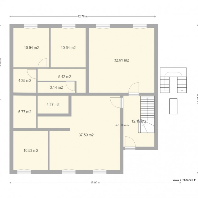 MENNECY xxxxxxx. Plan de 0 pièce et 0 m2