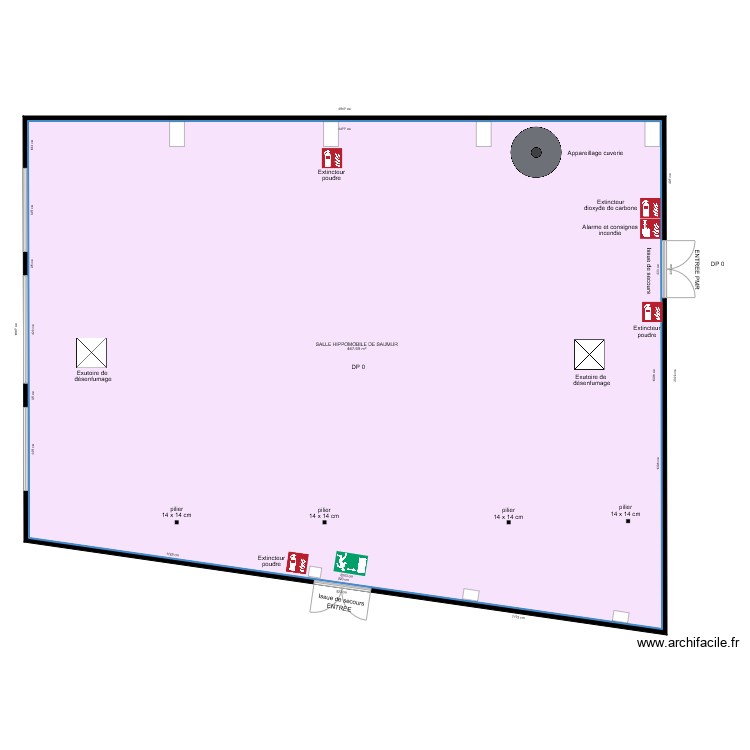 COLLECTION HIPPOMOBILE DE SAUMUR AVANT TRAVAUX. Plan de 0 pièce et 0 m2