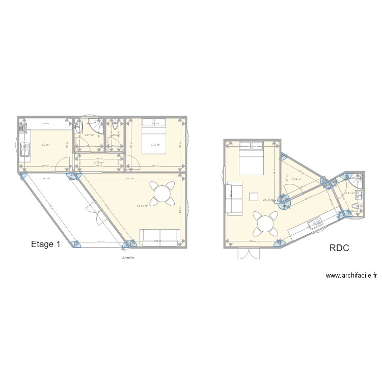 Maison Village Carbuccia. Plan de 0 pièce et 0 m2