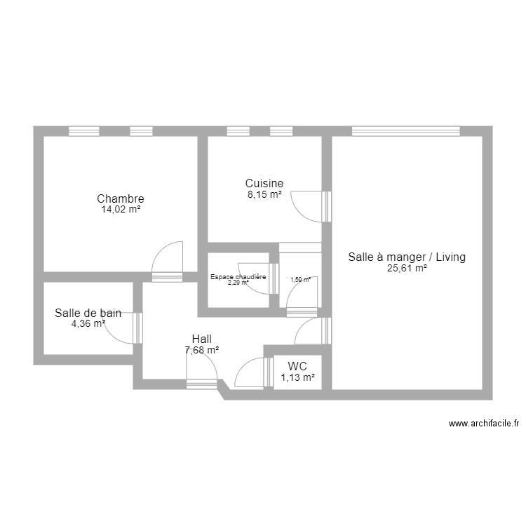  Charles Heuze 65 . Plan de 0 pièce et 0 m2