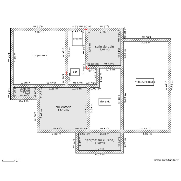 Plan Etage Balcon Plan Dessin Par Pierricksandrine