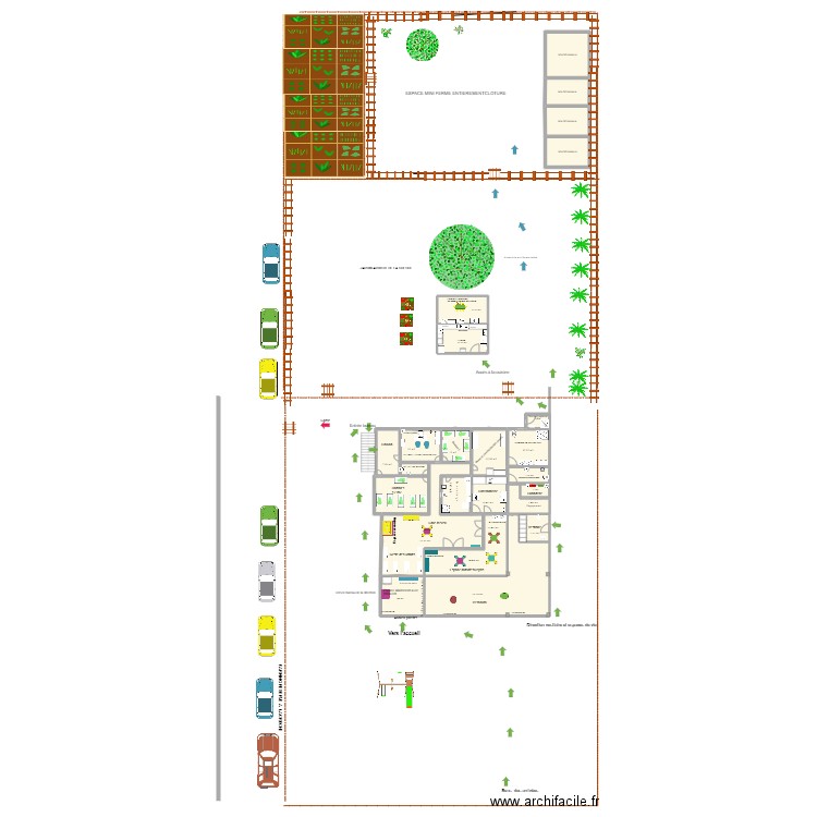  CUISINE ESPACE DU PERSONNEL. Plan de 24 pièces et 321 m2