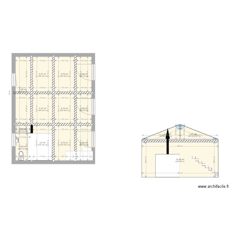 ecurie Atelier. Plan de 0 pièce et 0 m2