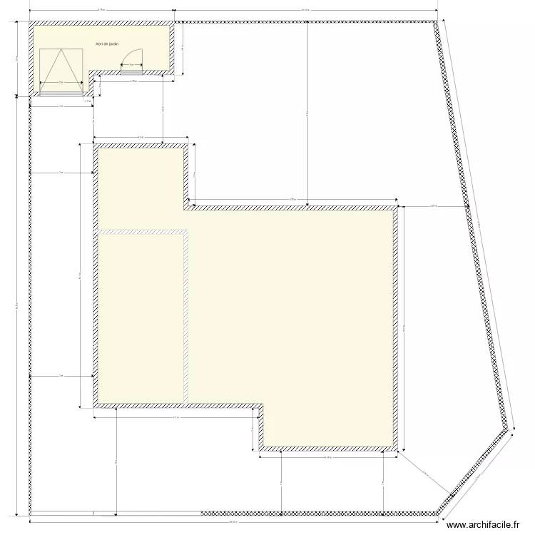 Mairie Plan masse Bourgenay. Plan de 