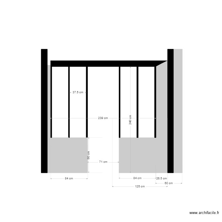 Monge mur chambre5. Plan de 0 pièce et 0 m2