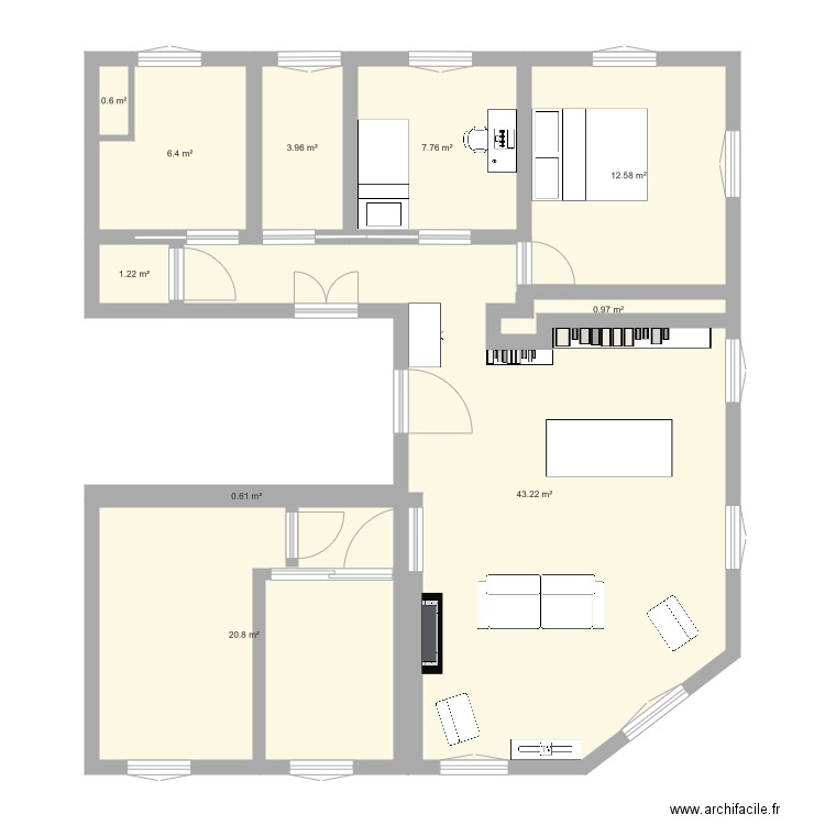 plan palais just. Plan de 0 pièce et 0 m2