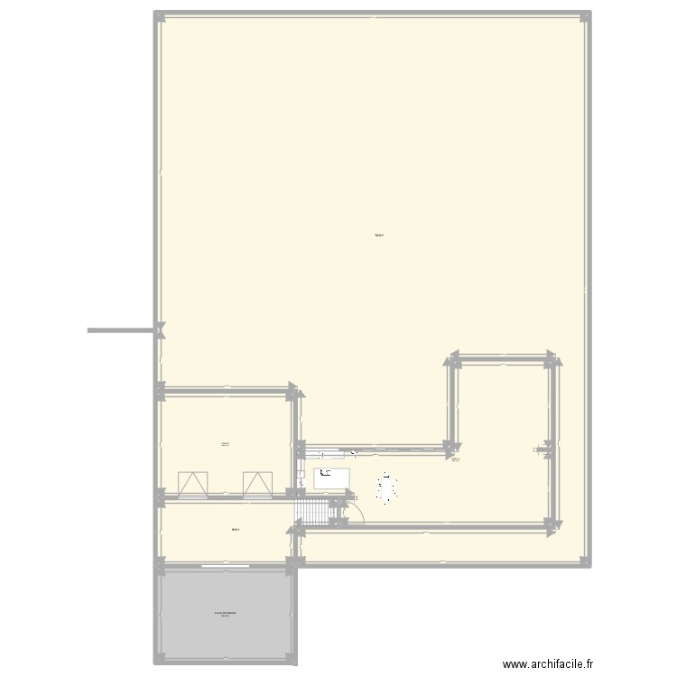 cuxac. Plan de 5 pièces et 1693 m2