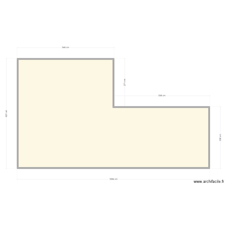 002. Plan de 1 pièce et 50 m2