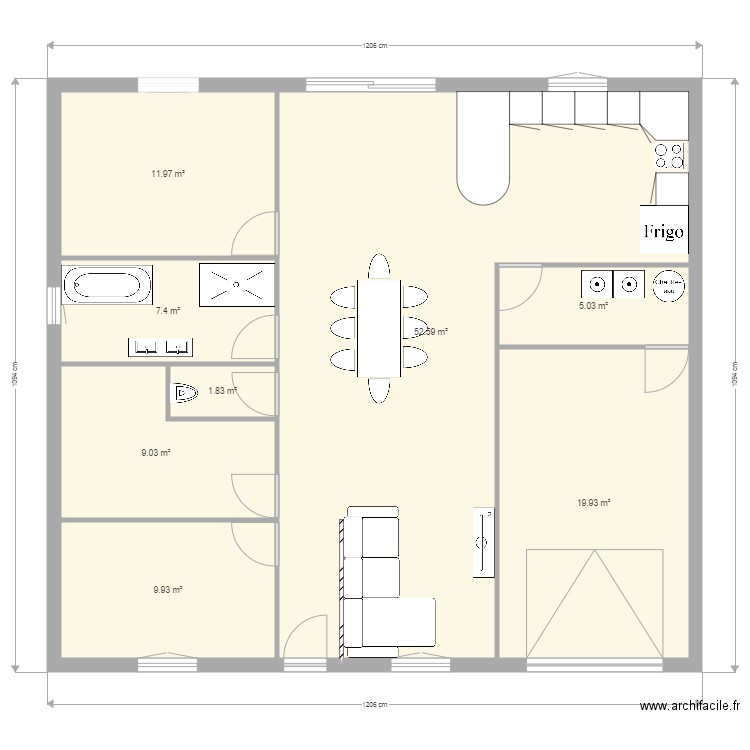 plan 2 12m sur 11m. Plan de 0 pièce et 0 m2