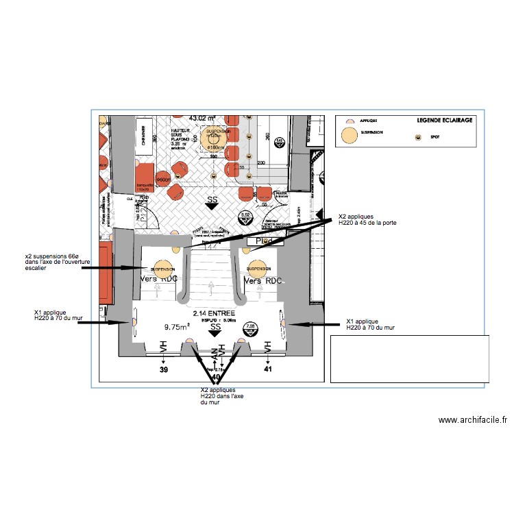 Entrée Chateau . Plan de 0 pièce et 0 m2