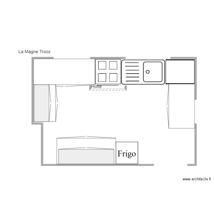 Plan La Magne. Plan de 0 pièce et 0 m2