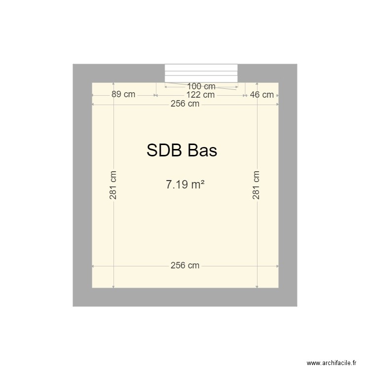 Sdb Bas decembre. Plan de 0 pièce et 0 m2