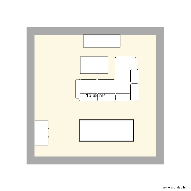 salon. Plan de 0 pièce et 0 m2