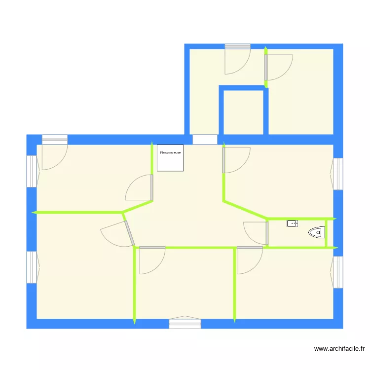 notaire. Plan de 