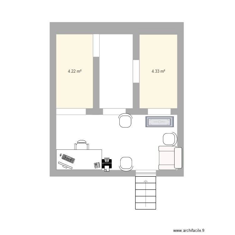 plan appartement kiné