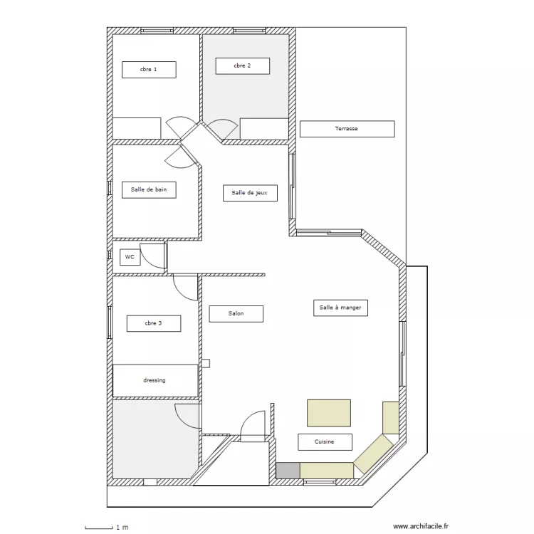 Maison. Plan de Maison. Plan de