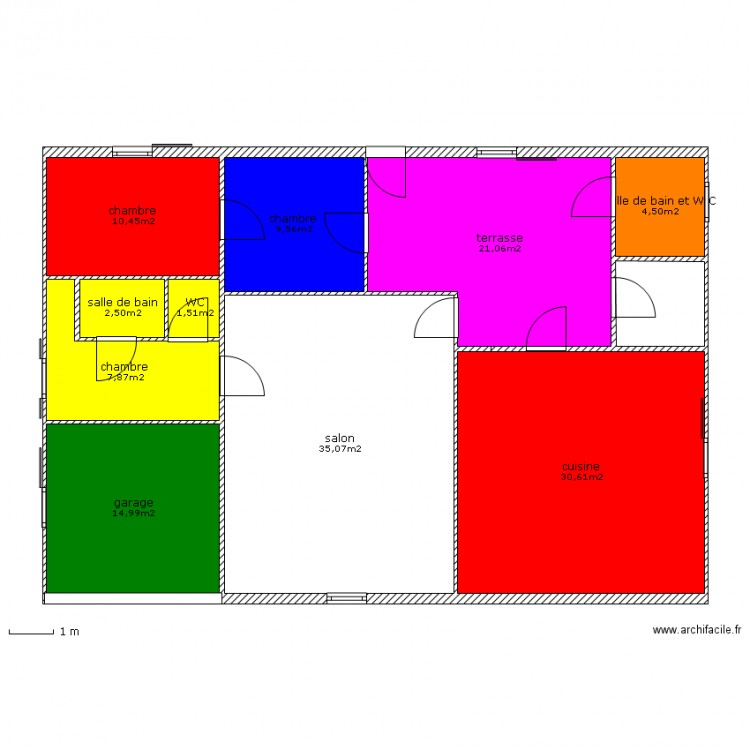 pavillon Bertrand-Regis. Plan de 0 pièce et 0 m2