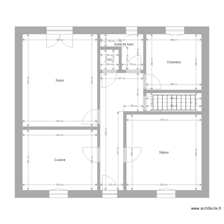 BARTHELEMY Robert. Plan de 0 pièce et 0 m2