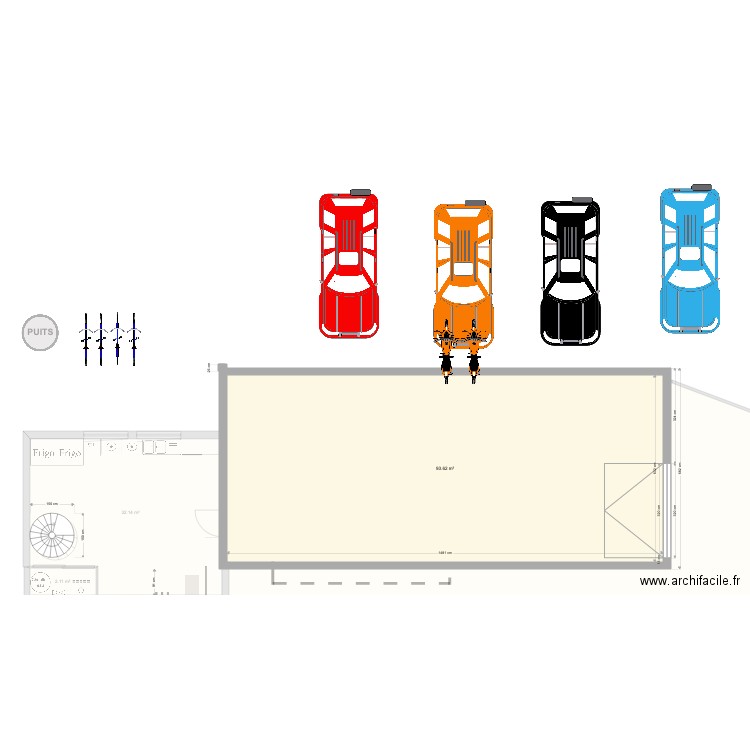 GARAGE AVEC ASCENCEUR. Plan de 0 pièce et 0 m2