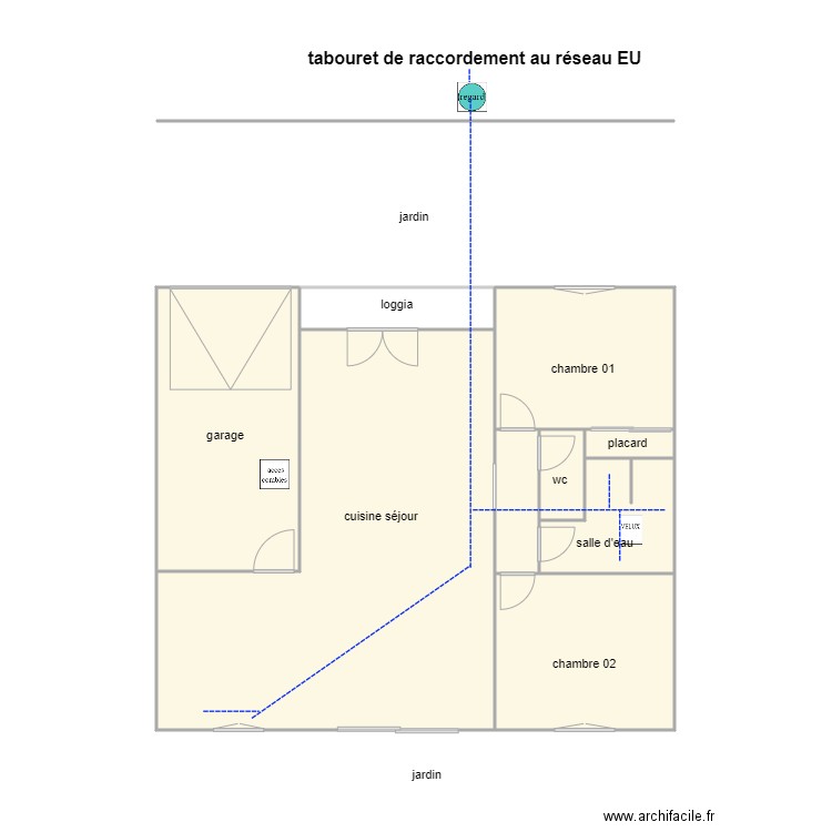 petigas aSS 1171. Plan de 9 pièces et 88 m2