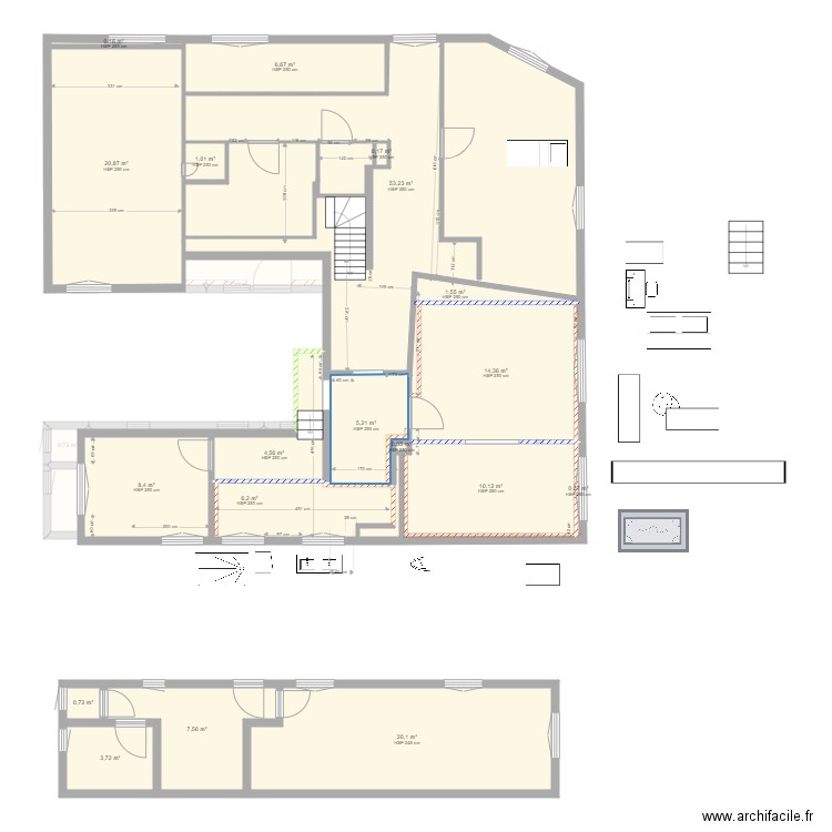 PLAN MAISON BALBRONN APRES 10. Plan de 0 pièce et 0 m2