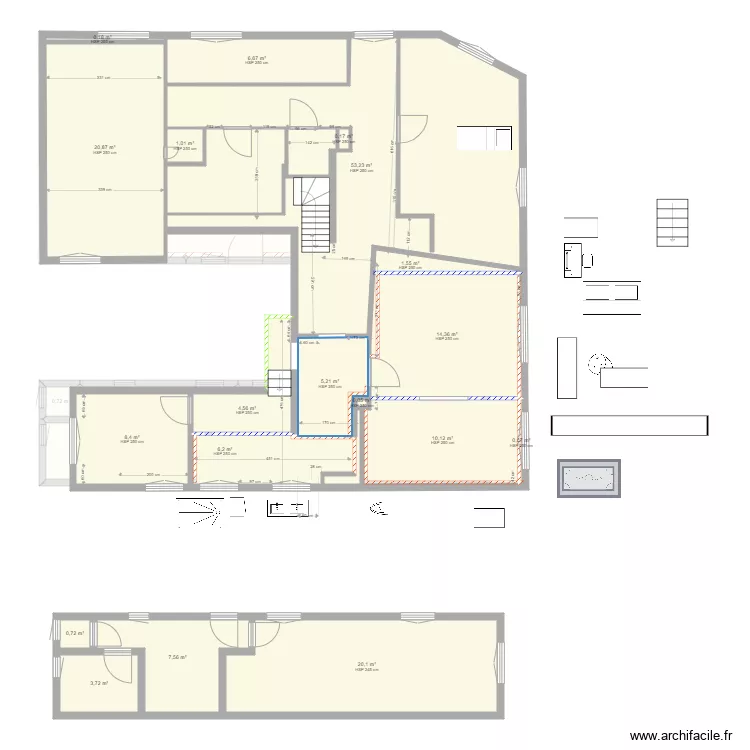 PLAN MAISON BALBRONN APRES 10. Plan de 