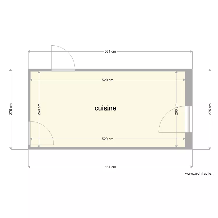 cuisine . Plan de cuisine . Plan de