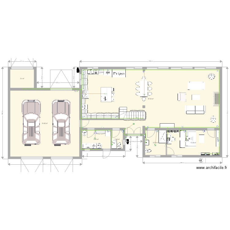 test 1 elec. Plan de 0 pièce et 0 m2