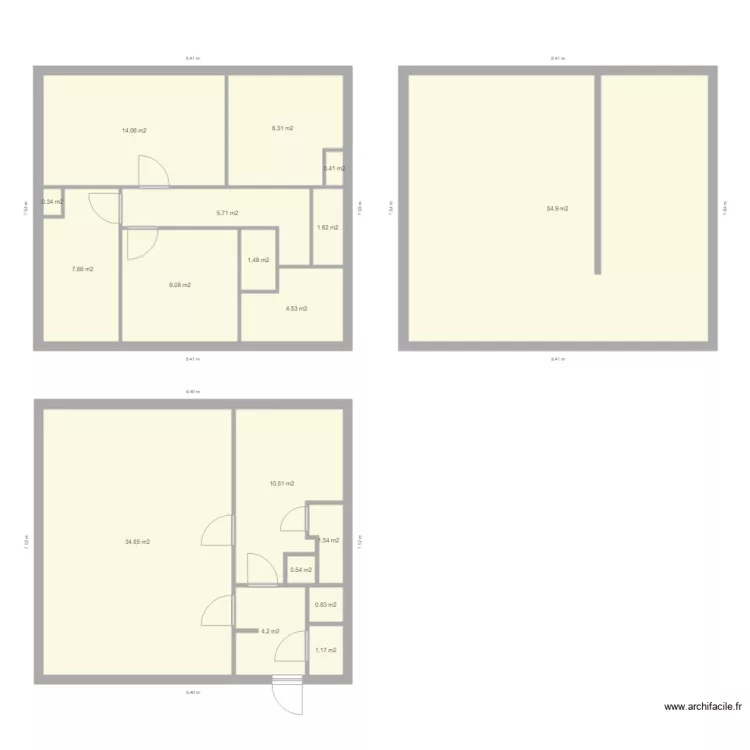 Sin Le Noble. Plan de 