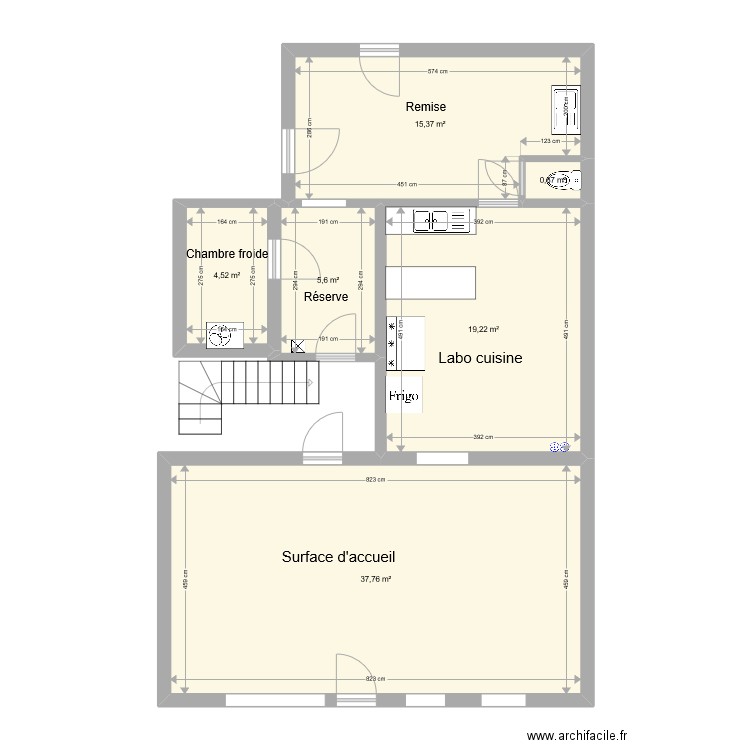 cave . Plan de 0 pièce et 0 m2