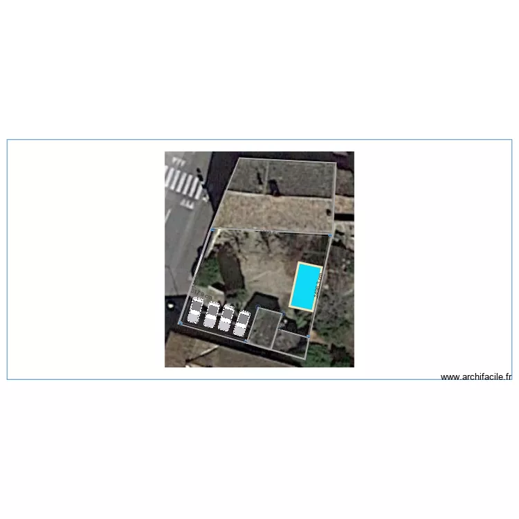 Terrain Antoine. Plan de 