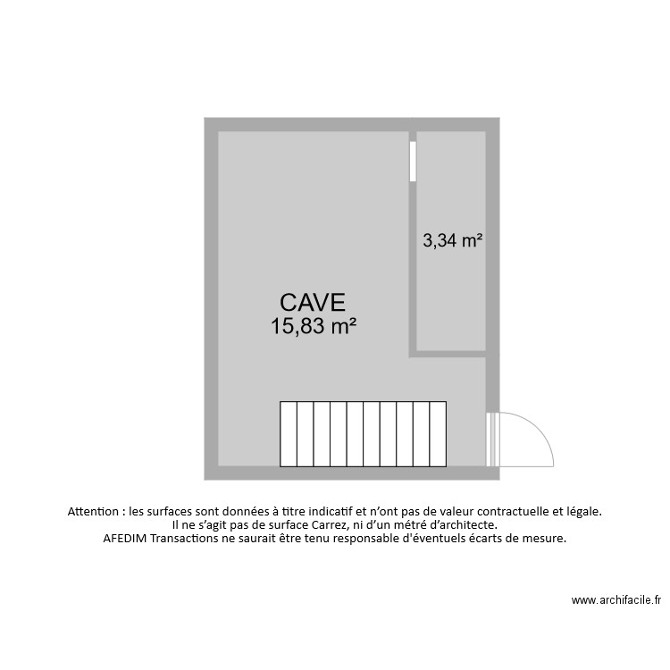 BI 6667 CAVE. Plan de 0 pièce et 0 m2