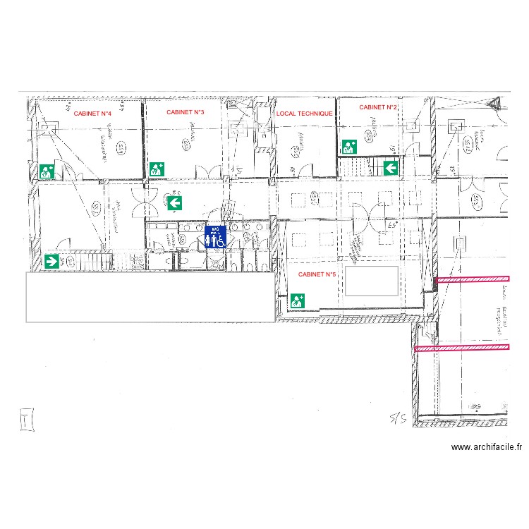 MAISON MEDICAL SS 2/2. Plan de 0 pièce et 0 m2