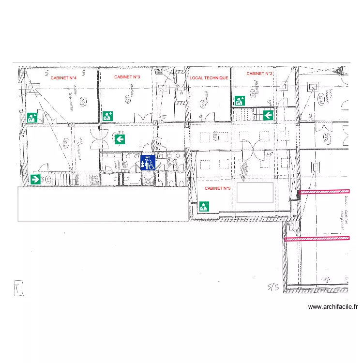 MAISON MEDICAL SS 2/2. Plan de 