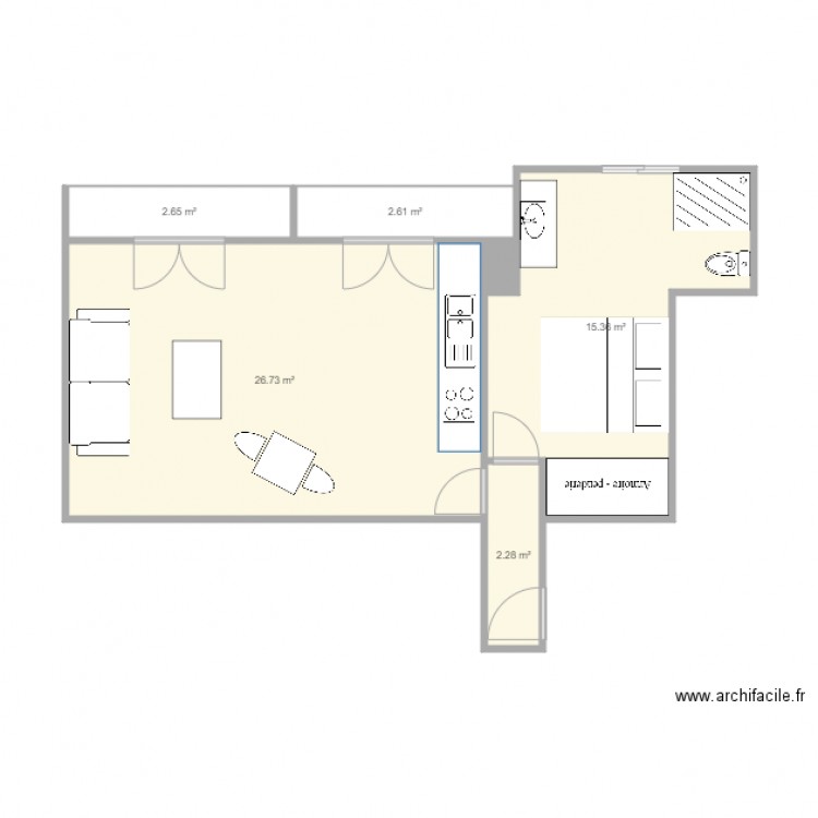 Plan F2 parc berthault . Plan de 0 pièce et 0 m2