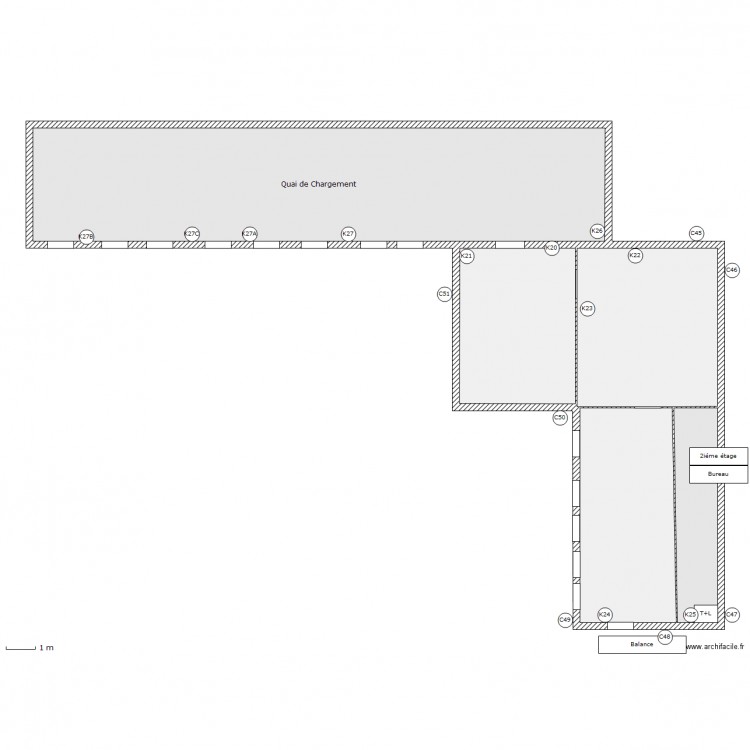 Quai de chargement. Plan de 0 pièce et 0 m2