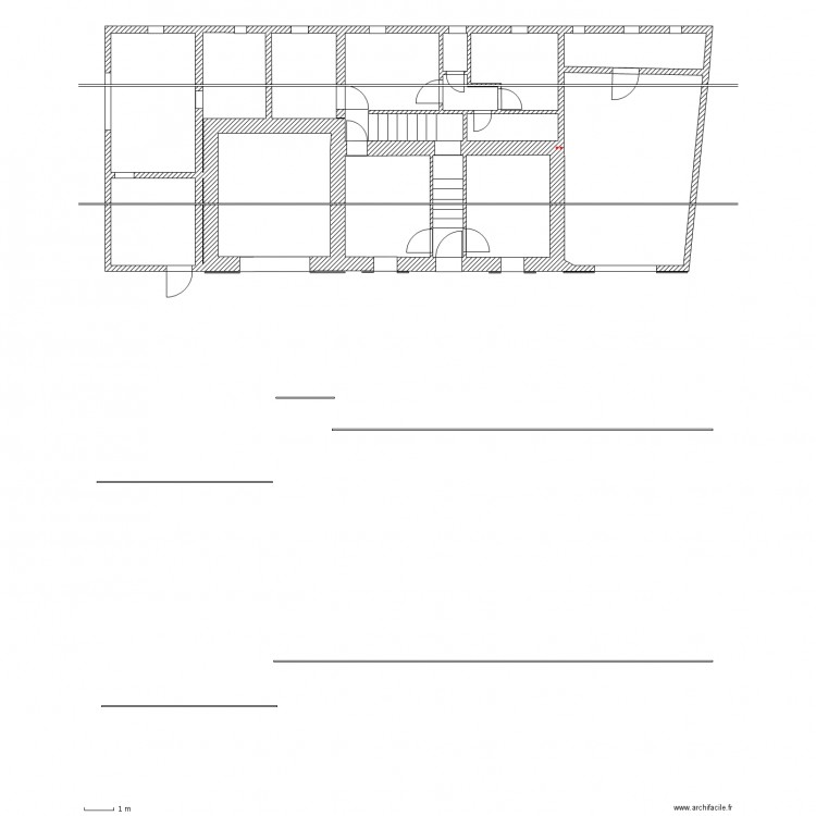 Etat des lieux RDC   niveau. Plan de 0 pièce et 0 m2