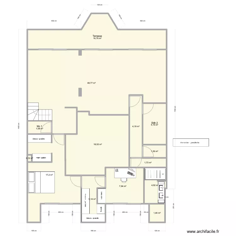 Pornichet De Gaulle RDC test. Plan de 